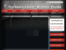 Tablet Screenshot of brandondance.com